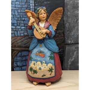 Gerson International Hark Angel Betty Whiteaker Christmas 12in Resin Folk Art